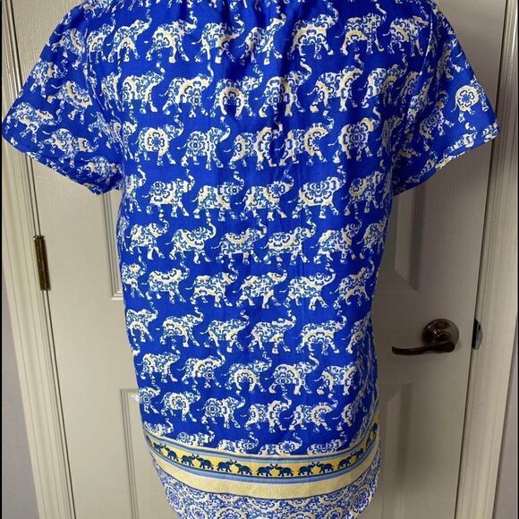 CARIBBEAN JOE SMALL TOP with Elephant print. NWT - Picture 5 of 6